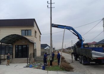 ДОСТЫҚҚА 47 ШАҚЫРЫМНАН АСТАМ ЭЛЕКТР ЖЕЛІСІ ТАРТЫЛДЫ