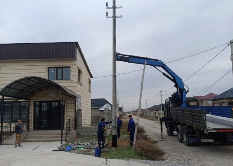 ДОСТЫҚҚА 47 ШАҚЫРЫМНАН АСТАМ ЭЛЕКТР ЖЕЛІСІ ТАРТЫЛДЫ