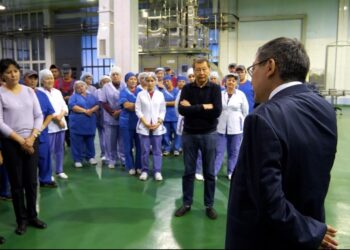 МЕЙРАМ ҚАЖЫКЕН ӨСКЕМЕНДЕГІ «ВОСТОК МОЛОКО» КОРПОРАЦИЯСЫНА БАРДЫ