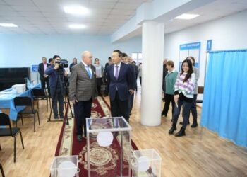 ОРТАЛЫҚ САЙЛАУ КОМИССИЯСЫНЫҢ ТӨРАҒАСЫ СОЛТҮСТІК ҚАЗАҚСТАН ОБЛЫСЫНА БАРДЫ