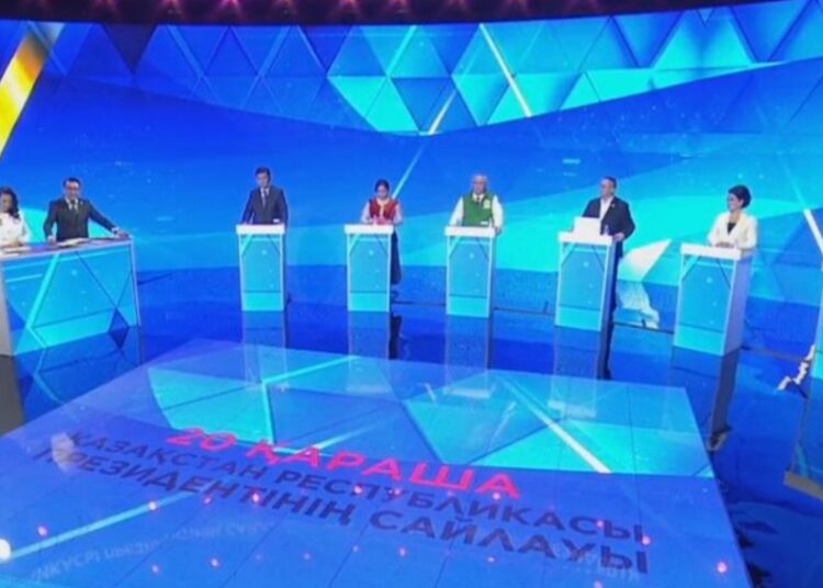 ПРЕЗИДЕНТТІККЕ КАНДИДАТТАРДЫҢ ТЕЛЕДЕБАТЫ ӨТТІ
