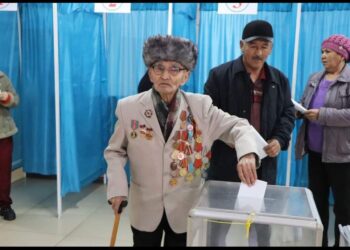 БҰЛ САЙЛАУДАН ЖАҚСЫЛЫҚ КҮТЕМІН – КЕНТАУЛЫҚ 96 ЖАСТАҒЫ СОҒЫС АРДАГЕРІ