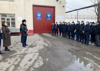 Шымкенттік теміржолшылар тергеу изоляторында қамаудағыларды ұстау шарттарымен танысты