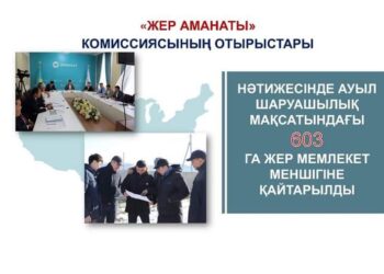 «Жер аманаты» комиссиясының отырысы
