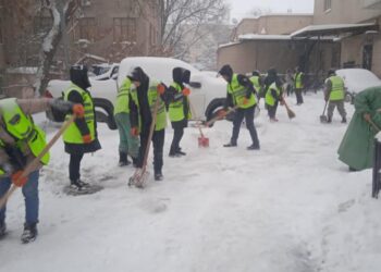 ӘЛ-ФАРАБИ АУДАНЫ: ҚАР ТАЗАЛАУ 5 БАҒЫТТА ЖҮРГІЗІЛУДЕ