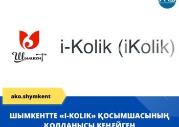 ШЫМКЕНТТЕ «I-KOLIK» ҚОСЫМШАСЫНЫҢ ҚОЛДАНЫСЫ КЕҢЕЙГЕН