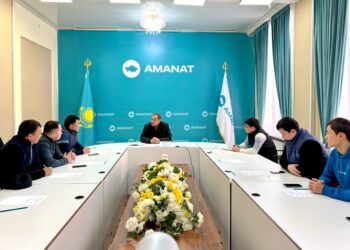 «AMANAT» партиясы Шымкент қалалық филиалы жанындағы аймақтық экологиялық қоғамдық кеңесінің отырысы өтті