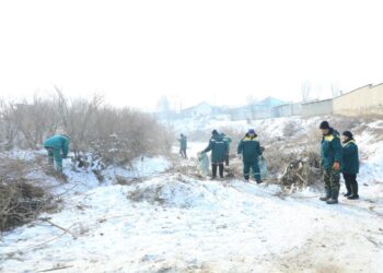 ТҮРКІСТАН: АРЫСТА ТАСҚЫН СУДЫҢ АЛДЫН-АЛУ ЖҰМЫСТАРЫ ЖАН-ЖАҚТЫ ЖҮРГІЗІЛУДЕ