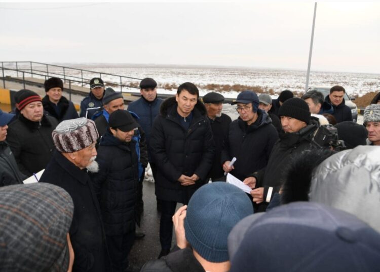 ДАРХАН САТЫБАЛДЫ АУЫЛ-АЙМАҚТЫ АРАЛАП, БОРАН САЛДАРЫН ЖОЮ ЖҰМЫСТАРЫН ҚАДАҒАЛАДЫ