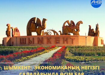 ШЫМКЕНТ: ЭКОНОМИКАНЫҢ НЕГІЗГІ САЛАЛАРЫНДА ӨСІМ БАР