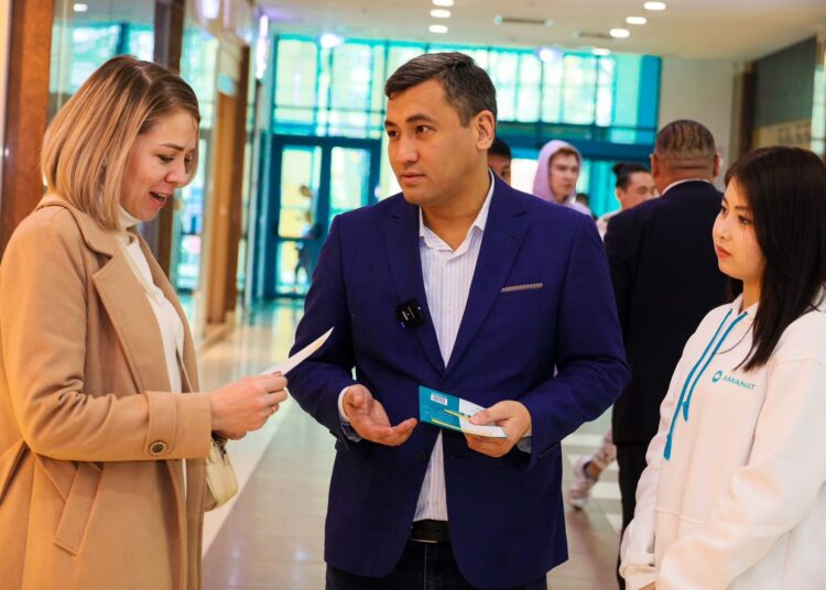 САУДА ОРТАЛЫҚТАРЫНА ҮНПАРАҚТАР ТАРАТЫЛДЫ