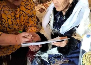 БҰЛ САЙЛАУ ЖАҚСЫЛЫҚТЫҢ, ҚУАНЫШТЫҢ БАСТАМАСЫ БОЛСЫН — 107 ЖАСТАҒЫ ОРДАБАСЫЛЫҚ ӘЖЕЙ ДАУЫС БЕРДІ