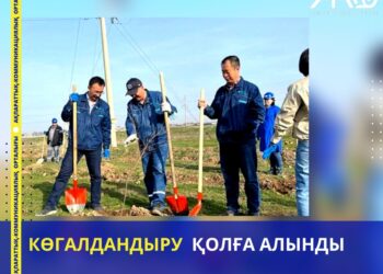 КӨГАЛДАНДЫРУ ҚОЛҒА АЛЫНДЫ