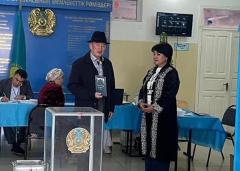 ТҮРКІСТАН: ТӨЛЕБИЛІК АУЫЛ АҚСАҚАЛДАРЫ САЙЛАУДА БЕЛСЕНДІЛІК ТАНЫТЫП t