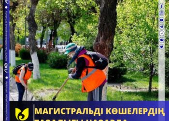 МАГИСТРАЛЬДІ КӨШЕЛЕРДІҢ ТАЗАЛЫҒЫ НАЗАРДА