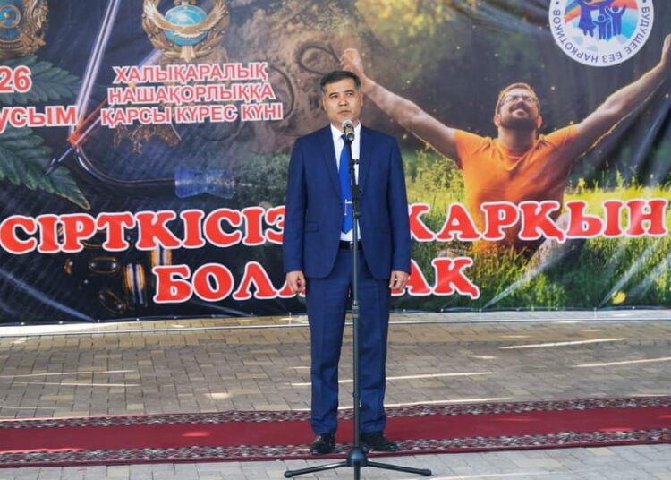 ТҮРКІСТАН ОБЛЫСЫНДА НАШАҚОРЛЫҚҚА ҚАРСЫ «ЕСІРТКІСІЗ БОЛАШАҚ» АЙЛЫҒЫ БАСТАЛДЫ