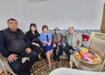 Ассамблея народов Казахстана г. Шымкента верна своей традиции — перед Днём победы встречаться с ветеранами ВОВ