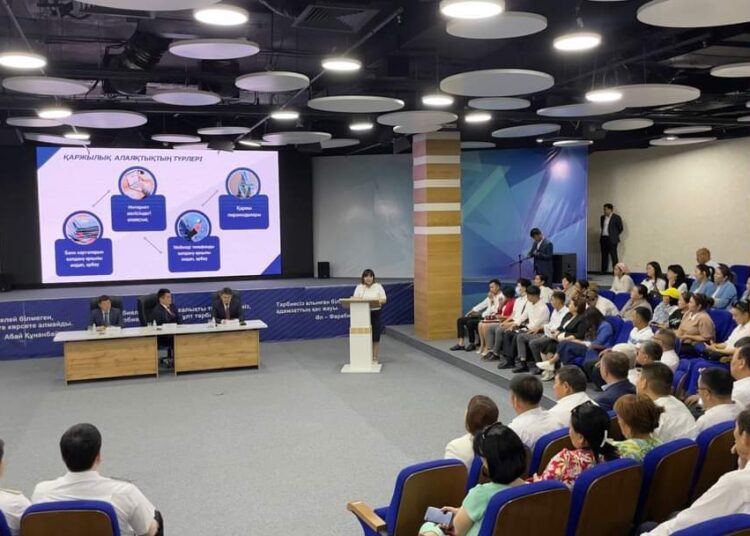 ТҮРКІСТАНДА «ЭКОНОМИКАЛЫҚ ҚАУІПСІЗДІК: ӨРКЕНДЕУ МЕН ТҰРАҚТЫЛЫҚ КЕПІЛІ» АКЦИЯСЫ ӨТТІ