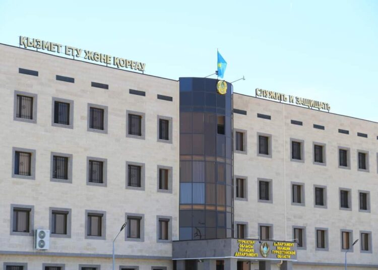 ТҮРКІСТАН ОБЛЫСЫНЫҢ ПОЛИЦИЯ ДЕПАРТАМЕНТІНІҢ ЖАҢА ҒИМАРАТЫ АШЫЛДЫ