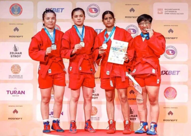 ТҮРКІСТАНДЫҚ БАЛУАНДАР САМБОДАН АЗИЯ ЖӘНЕ МҰХИТ АЙМАҒЫ ЧЕМПИОНАТЫНДА 9 МЕДАЛЬ ОЛЖАЛАДЫ