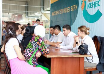 «Самал» базарында кеңес беру жұмыстары жүргізілді