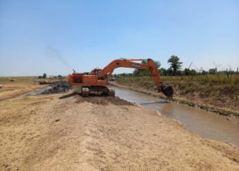 ТҮРКІСТАН: КЕЛЕСТЕ КАНАЛДАР МЕХАНИКАЛЫҚ ТАЗАЛАУДАН ӨТКІЗІЛІП ЖАТЫР