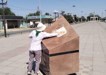 ТҮРКІСТАН: ЖЕТІСАЙДА САНИТАРЛЫҚ ТАЗАЛЫҚ ЖҰМЫСТАРЫ КҮШЕЙТІЛДІ