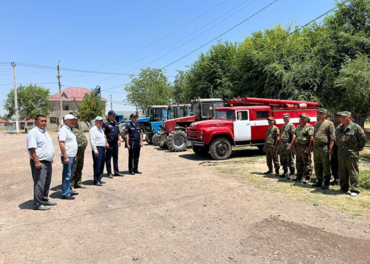ТҮРКІСТАН: ӨРТТІҢ АЛДЫН АЛУ МАҚСАТЫНДА 200-ДЕН АСА РЕЙД ЖҮРГІЗІЛДІ