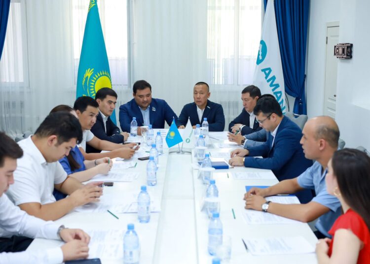 «AMANAT» партиясы Шымкент қалалық филиалы жанындағы Жастарды қолдау кеңесінің кезекті отырысы өтті