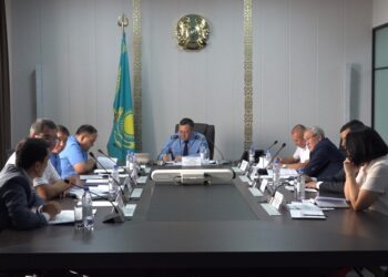 Полиция департаментінде жол апатын болдырмау бағытында ауқымды жиналыс өтті