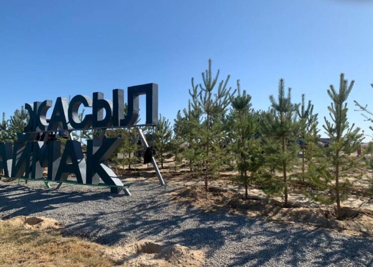 ТҮРКІСТАН ОБЛЫСЫ ЖАСЫЛ АЙМАҚҚА АЙНАЛУДА