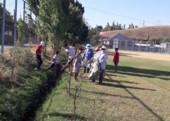 ТАЗАЛЫҚТЫ САҚТАЙЫҚ,  Ауылымыздың  тазалығын сақтайық!