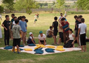 ТҮРКІСТАН: ЖАЗҒЫ САУЫҚТЫРУ ЛАГЕРІНДЕ 200 МЫҢНАН АСТАМ БАЛА ДЕМАЛДЫ