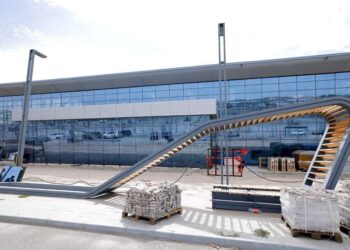 ШЫМКЕНТТЕГІ ЖАҢА ӘУЕЖАЙ ТЕРМИНАЛ ҚҰРЫЛЫСЫНЫҢ БІРІНШІ КЕЗЕҢІ ТОЛЫҚ АЯҚТАЛДЫ