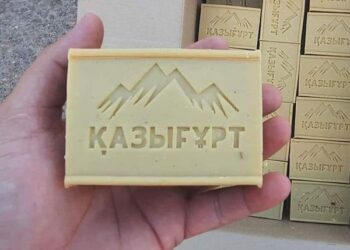 ТҮРКІСТАН: “ҚАЗЫҒҰРТ” БРЕНДІМЕН КІР САБЫН ӨНДІРІЛЕ БАСТАДЫ