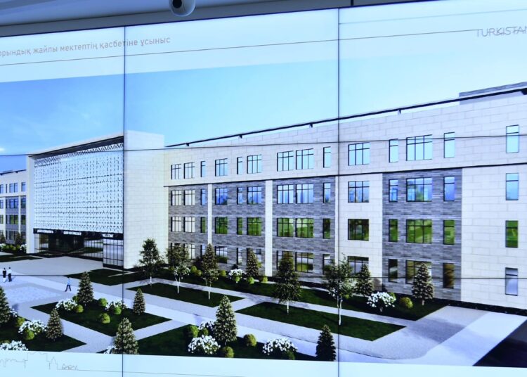 ТҮРКІСТАН ОБЛЫСЫНДА «ЖАЙЛЫ МЕКТЕП» АЯСЫНДА САЛЫНАТЫН 63 МЕКТЕПТІҢ ИНФРАҚҰРЫЛЫМЫ ЖАСАҚТАЛУДА