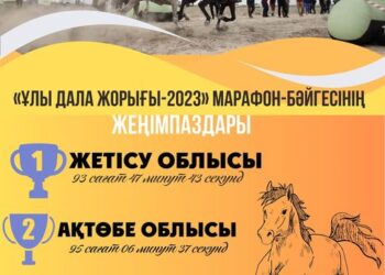 «ҰЛЫ ДАЛА ЖОРЫҒЫ-2023» МАРАФОН-БӘЙГЕСІНІҢ ЖЕҢІМПАЗДАРЫ БЕЛГІЛІ БОЛДЫ