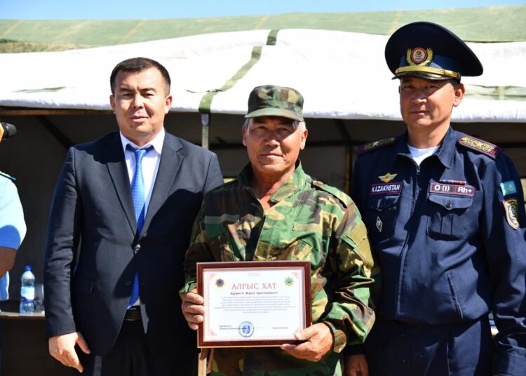 ТҮРКІСТАН: ОТЫРАРДА ӨРТ-ТАКТИКАЛЫҚ ОҚУ-ЖАТТЫҒУ ЖИЫНЫ ӨТТІ