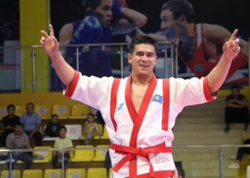 ТҮРКІСТАНДЫҚ ҚАЙСАР ШАМШИДИНОВ ҚАЗАҚ КҮРЕСІНЕН ҚАЖЫМҰҚАН МҰҢАЙТПАСОВ ТУРНИРІНІҢ «ТҮЙЕ БАЛУАНЫ» АТАНДЫ