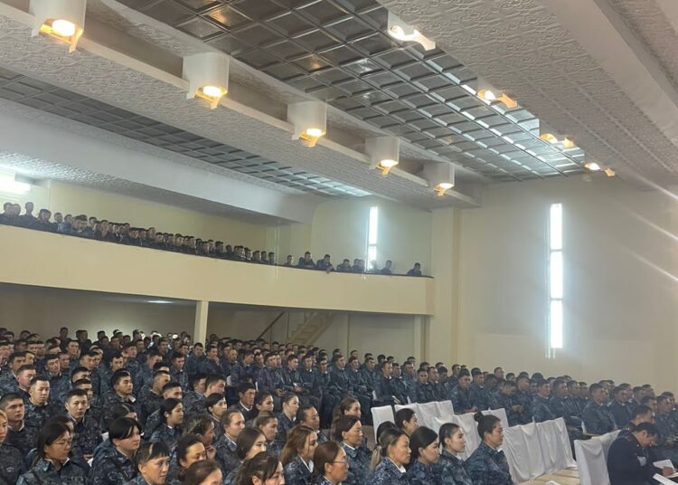 В Шымкенте будущих полицейских призвали к добропорядочности