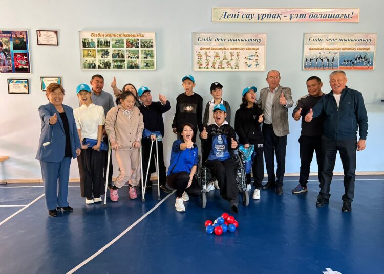 ТҮРКІСТАНДЫҚ ЕРЕКШЕ БАЛАЛАР «САМҰРЫҚ-ҚАЗЫНА» ҚОРЫ ҚОЛДАУЫМЕН АЛҒАШ РЕТ СПОРТПЕН АЙНАЛЫСУҒА МҮМКІНДІК АЛДЫ