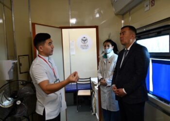 ТҮРКІСТАН: МЕДИЦИНАЛЫҚ ПОЙЫЗ ОТЫРАР АУДАНЫНА КЕЛІП ТОҚТАДЫ