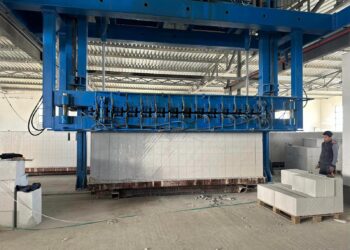 ТҮРКІСТАН: САЙРАМДА 150 МЫҢ ТЕКШЕ МЕТР ГАЗОБЛОК ӨНІМДЕРІ ӨНДІРІЛЕДІ