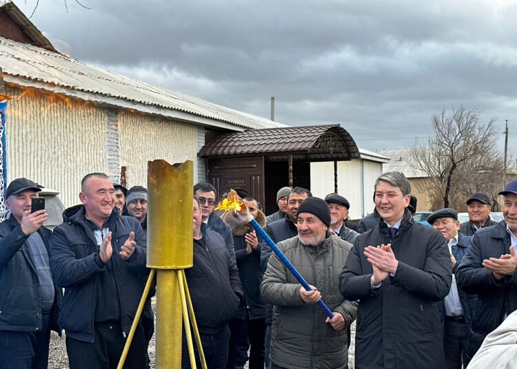 ТҮРКІСТАН: САЙРАМДА ҮШ АУЫЛ ГАЗБЕН ҚАМТЫЛДЫ