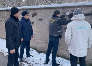 ШЫМКЕНТТЕ 700-ДЕН АСТАМ ЕСІРТКІ ЖАРНАМАСЫ ЖОЙЫЛДЫ