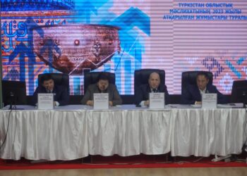 Депутаттар Арыс қаласының халқымен кездесті