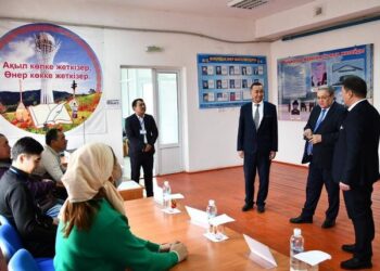 ТҮРКІСТАН ОБЛЫСЫНА ОРТАЛЫҚ САЙЛАУ КОМИССИЯСЫНЫҢ ТӨРАҒАСЫ ІССАПАРМЕН КЕЛДІ