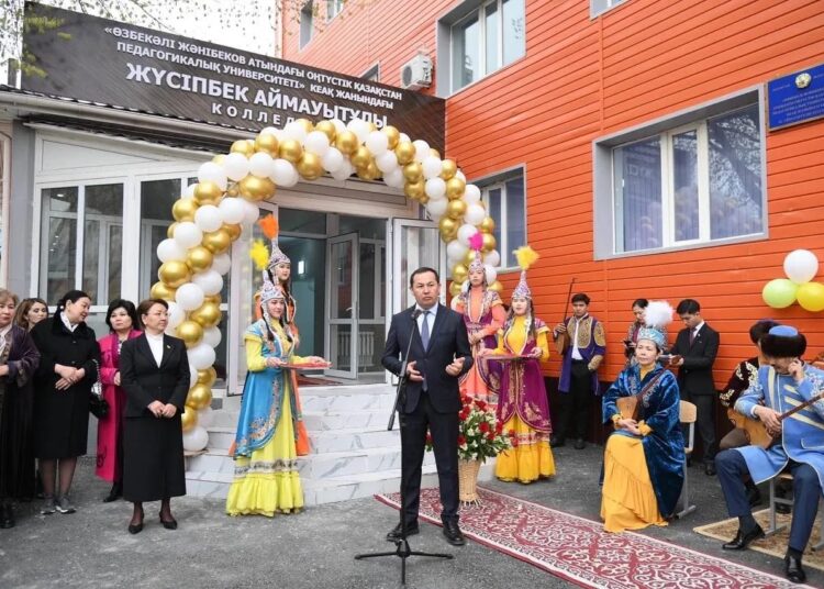 ШЫМКЕНТТЕ ЖҮСІПБЕК АЙМАУЫТҰЛЫ АТЫНДАҒЫ ЖАҢА КОЛЛЕДЖ АШЫЛДЫ