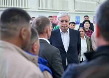 МЕМЛЕКЕТ БАСШЫСЫ БҚО ҚАРАТӨБЕ АУДАНЫНДАҒЫ ЭВАКУАЦИЯЛЫҚ ПУНКТКЕ БАРДЫ