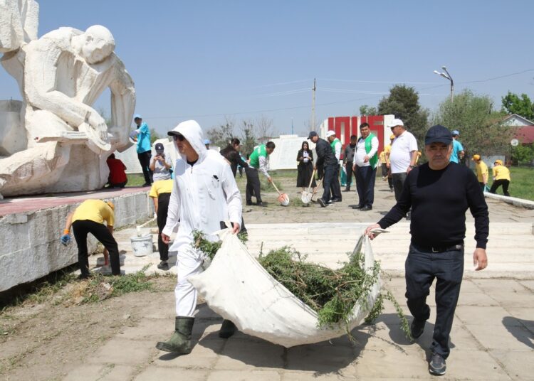 «КИЕЛІ МЕКЕН»: МАҚТААРАЛДА ҰЛЫ ОТАН СОҒЫСЫ АРДАГЕРЛЕРІНЕ АРНАЛҒАН МЕМОРИАЛДЫҚ КЕШЕНДЕ СЕНБІЛІК ӨТТІ